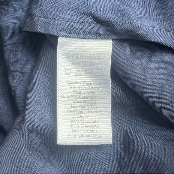 Everlane The Japanese GoWeave Light V-Neck Dress in navy blue Women’s 8 - Picture 8 of 8